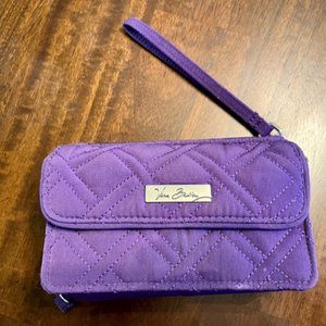 Vera Bradley Wristlet with Phone Pocket, Coin Pocket, and Card Slots
